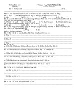 Tài liệu đề toán nâng cao số 4