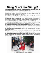 Dáng đi của bạn nói lên điều gì?