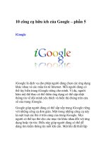 Tài liệu 10 công cụ hữu ích của Google – phần 5 doc