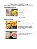 Tài liệu Nồng nàn chè chuối đầu đông ppt