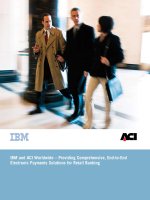 Tài liệu IBM and ACI offer unparalleled expertise in designing and optimizing payment systems pdf