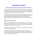 Tài liệu Chức năng Tracks Change, Comments pdf