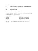 Tài liệu PRE-MEETING ASSIGNMENTS pdf