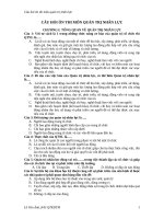 Câu hỏi ôn thi môn quản trị nhân lực 