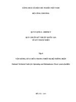 Quy chuẩn quốc gia về kỹ thuật điện