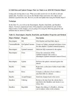 Tài liệu Edit Data and Update Changes That Are Made to an ADO.NET pdf