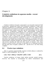 Tài liệu Chapter 8: Catalytic oxidations in aqueous media - recent developments ppt