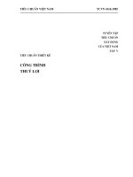 Tài liệu Tiêu chuẩn thiết kế công trình thủy lợi pptx