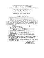 Tài liệu Mẫu giấy đăng ký hoạt động chứng nhận Vietgap doc