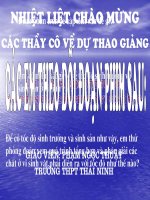 Tài liệu Quá trình tổng hợp và phân giải ở vsv ppt