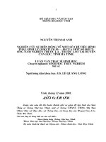 Nghiên cứu sự biến động về một số chỉ tiêu hình thái ,sinh lý ở độ tuổi 30 50 của một số đối tượng nam nghiện thuốc lá thuốc lào tại huyện can lộc, tỉnh hà tĩnh 