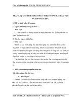 GIẢP PHÁP NHẰM HOÀN THIỆN CÔNG tác đào tạo tại CÔNG TY cố PHẦN SÔNG đà 11 