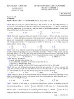 Tài liệu Đề Thi Vật Lý 652 Khối A 2008 doc