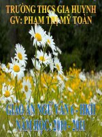 Gián án văn 6-hk2-tiết 91:nhân hoá