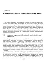 Tài liệu Chapter 9: Miscellaneous catalytic reactions in aqueous media pdf