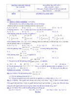 Gián án Đề KT chương III DS