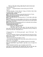 Tài liệu Thủ tục Cấp giấy chứng nhận thuyết minh viên du lịch doc