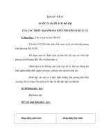 Tài liệu Lịch sử ( Tiết 4) - NƯỚC TA DƯỚI ÁCH ĐÔ HỘ CỦA CÁC TRIỀU ĐẠI PHONG KIẾN PHƯƠNG BẮC(Tr 17) pptx