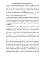 PHÂN TÍCH MẤT KHẢ NĂNG CHI TRẢ TIỀN MẶT