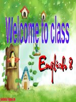 Gián án english exercise