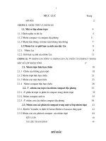 n nhóm con tôpô và nhóm con các phần tử compact trong một số lớp nhóm tôpô 