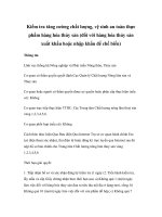 Tài liệu Kiểm tra tăng cường chất lượng, vệ sinh an toàn thực phẩm hàng hóa thủy sản (đối với hàng hóa thủy sản xuất khẩu hoặc nhập khẩu để chế biến) ppt