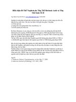 Tài liệu Biểu hiện Di Thể Nephrin do Thụ Thể Retinoic Acid và Thụ Thể Sinh Tố D doc