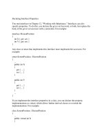 Tài liệu Declaring Interface Properties pptx