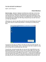 Tài liệu Tìm hiểu chế độ XP của Windows 7 doc