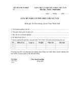 Tài liệu BM.GTVT.14 - Giấy đề nghị cấp phù hiệu cho xe taxi pptx