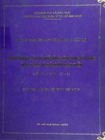 Doanh nghiệp vừa và nhỏ đồng bằng sông cửu long thực trạng và giải pháp phát triển đề tài nghiên cứu khoa học cấp bộ 