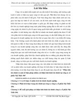 Phân tích tài chính và một số biện pháp nhằm cải thiện tình hình tài chính tại công ty cổ phần nội thất 190 