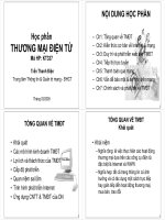 Tài liệu NỘI DUNG HỌC PHẦN Học phần – – – – – – – Ch1: Tổng quan về TMĐT Ch2: docx