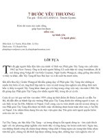 Tài liệu 7 BƯỚC YÊU THƯƠNG pptx