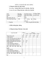 Gián án báo cáo tự đánh giá kiểm định chất lượng