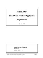 Tài liệu Tiêu chuẩn kỹ thuật của thẻ chứng minh nhân dân điện tử của Thailand doc