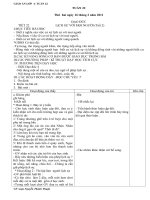 Bài soạn giáo án lớp 4 - tuần 22 - 3 cột