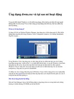 Tài liệu Ứng dụng dwm.exe và tại sao nó hoạt động pptx