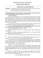 Bài giảng BD HSG 9 - CHU DE