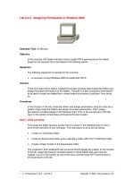 Tài liệu Assigning Permissions in Windows 2000 pptx