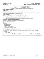 Bài soạn giao an 9 unit 8