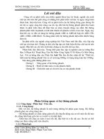 Thiết kế, tính toán hệ thống phanh cho xe có tự trọng 820kg và trọng lượng toàn bộ 1250kg 