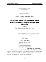 Giáo dục khoa cử   nho học thời nguyễn [1802   1919] ở huyện hưng nguyên 