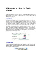 Tài liệu 10 Extension hữu dụng cho Google Chrome docx