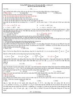 Gián án đề thi thử ĐH số 10 ( kèm đáp án)