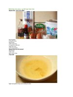 Bánh flan sữa chua 