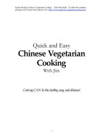 Tài liệu Chinese Vegetarian Cooking Recipes pptx