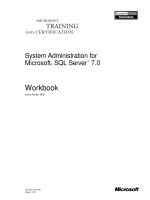 Tài liệu System Administration for Microsoft® SQL Server™ 7.0 doc