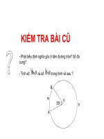 Bài soạn Hinh hoc 9 Tiet 39 Goc noi tiep