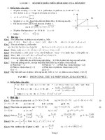 Bài giảng ly thuyet so phuc + bai tap co ban